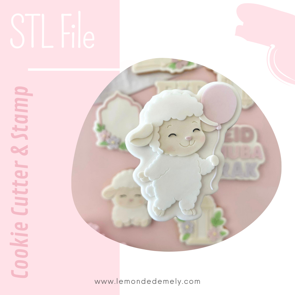 #421 - Sheep with  Balloons