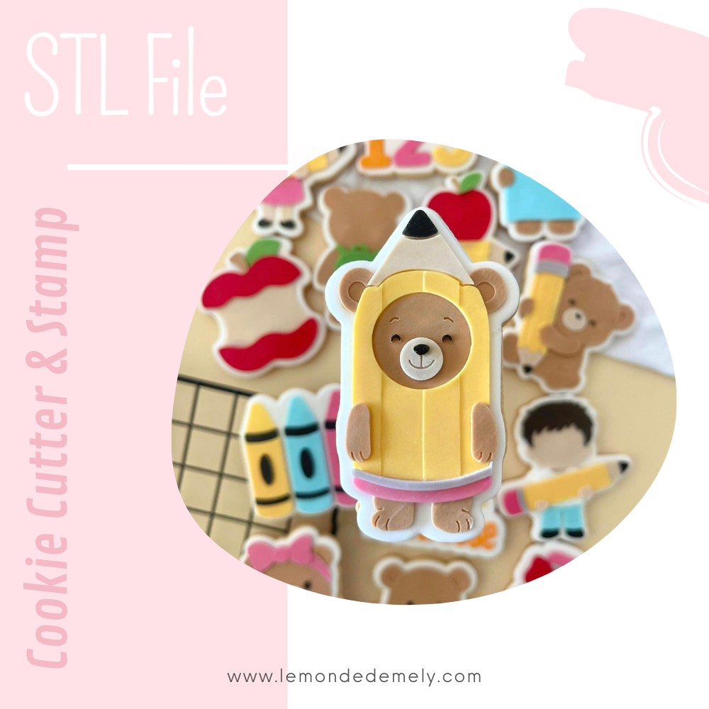 #428 - Bear in Crayon Costume