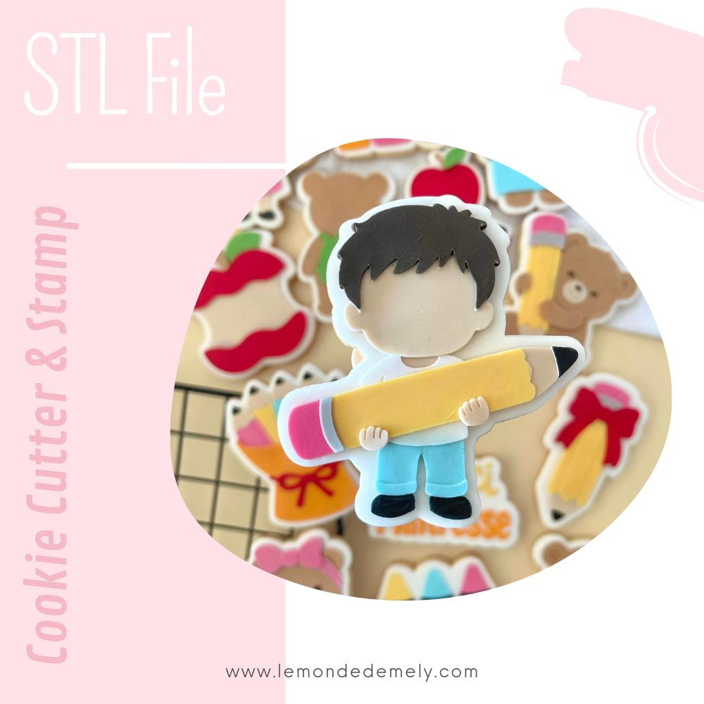 #424 - Boy holding crayon