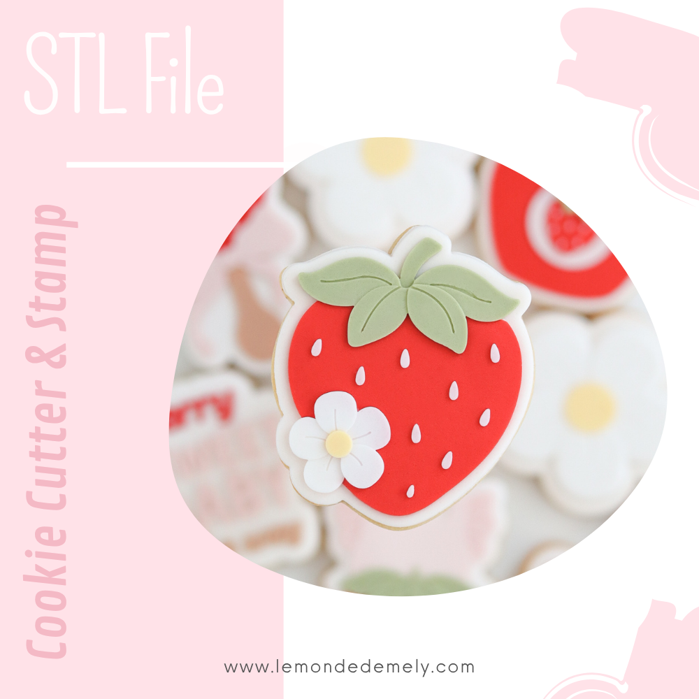 #625 - Strawberry with flower