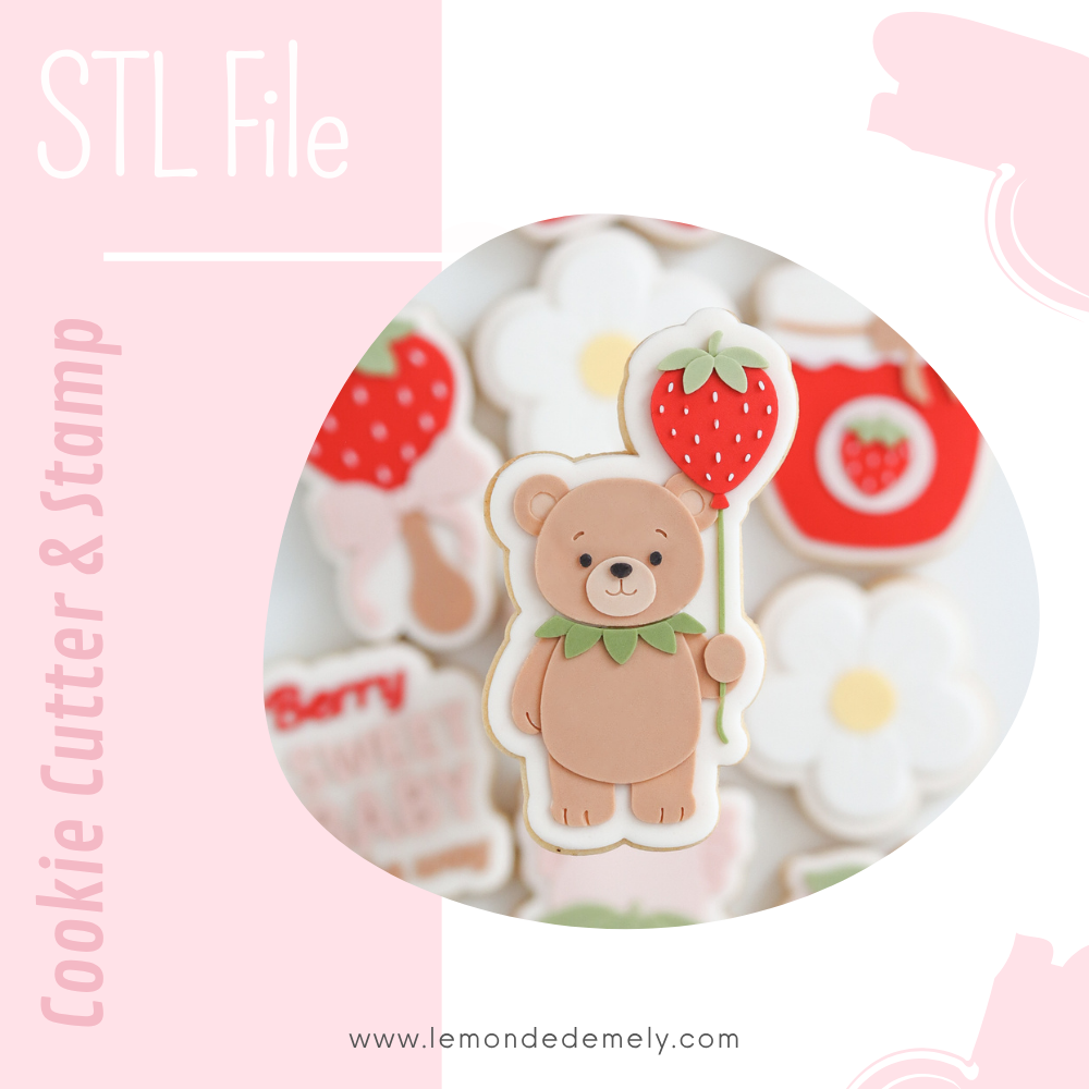 #619 - Strawberry teddy