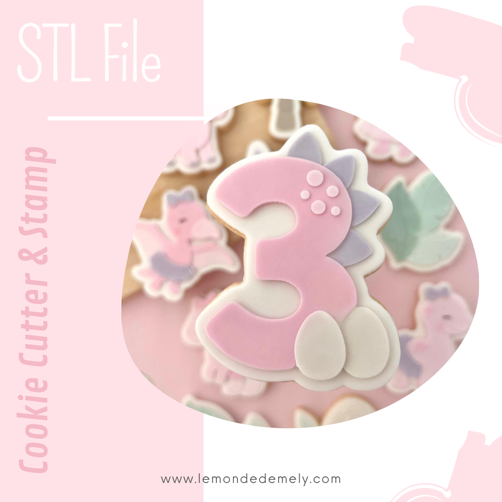 #637 - Number 3 Dino