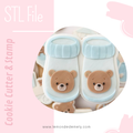 #688 - Slippers with Teddy Bear