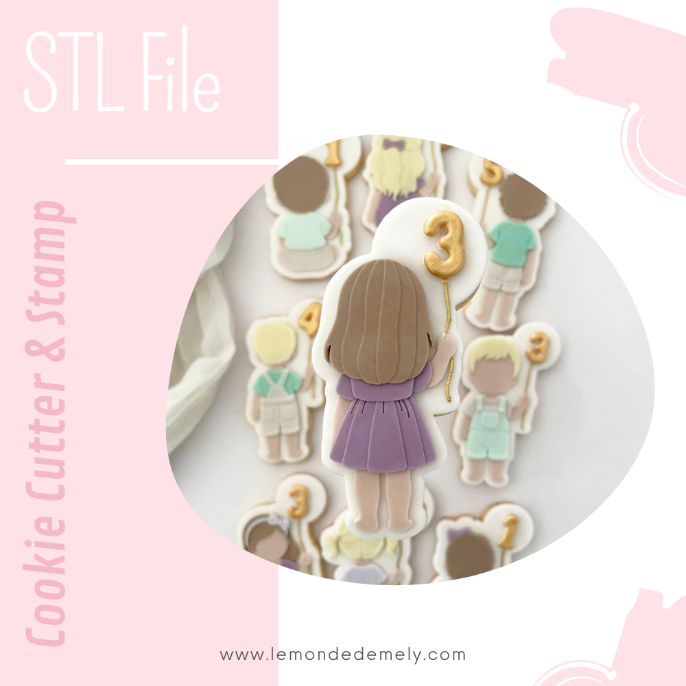 #831 - Girl holding balloon