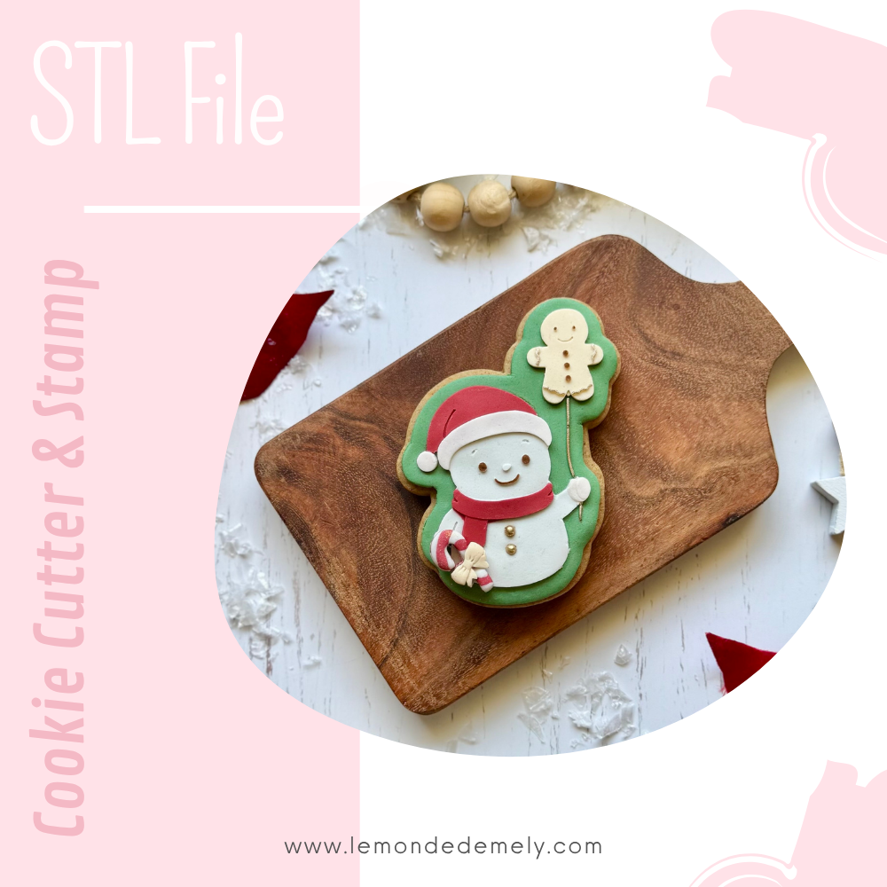 #969 - Snowman with balloon