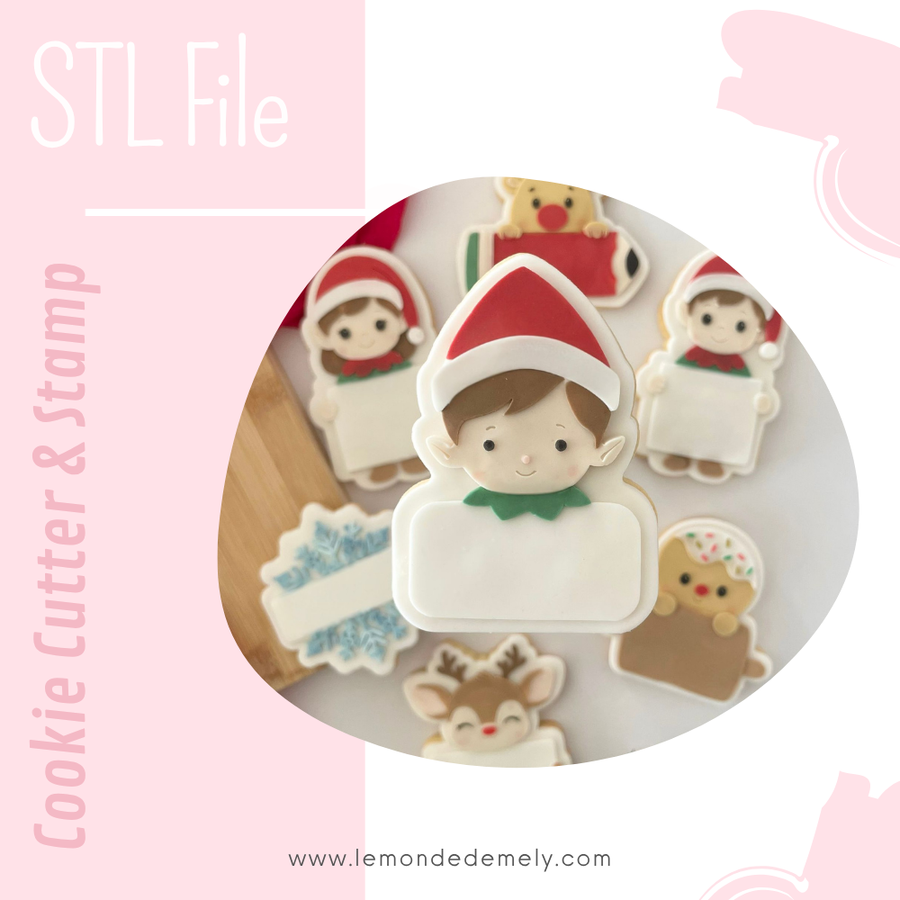 #996 - Lutin Head with Nameboard