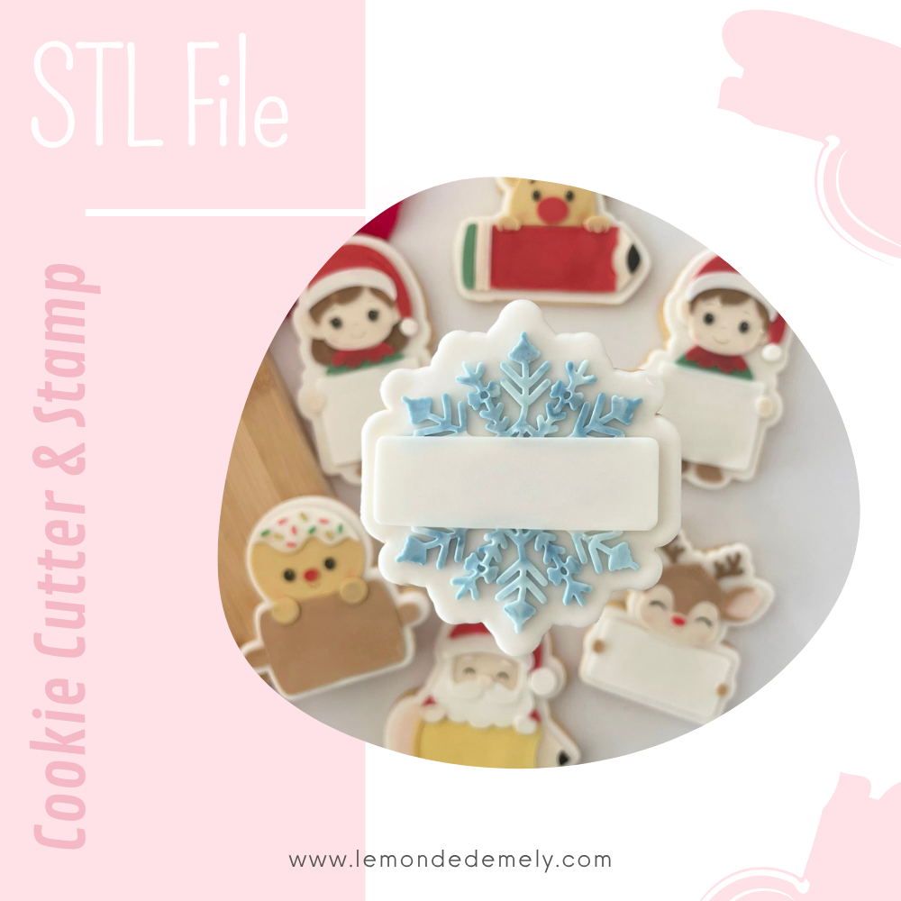 #998 - Snowflake Nameboard