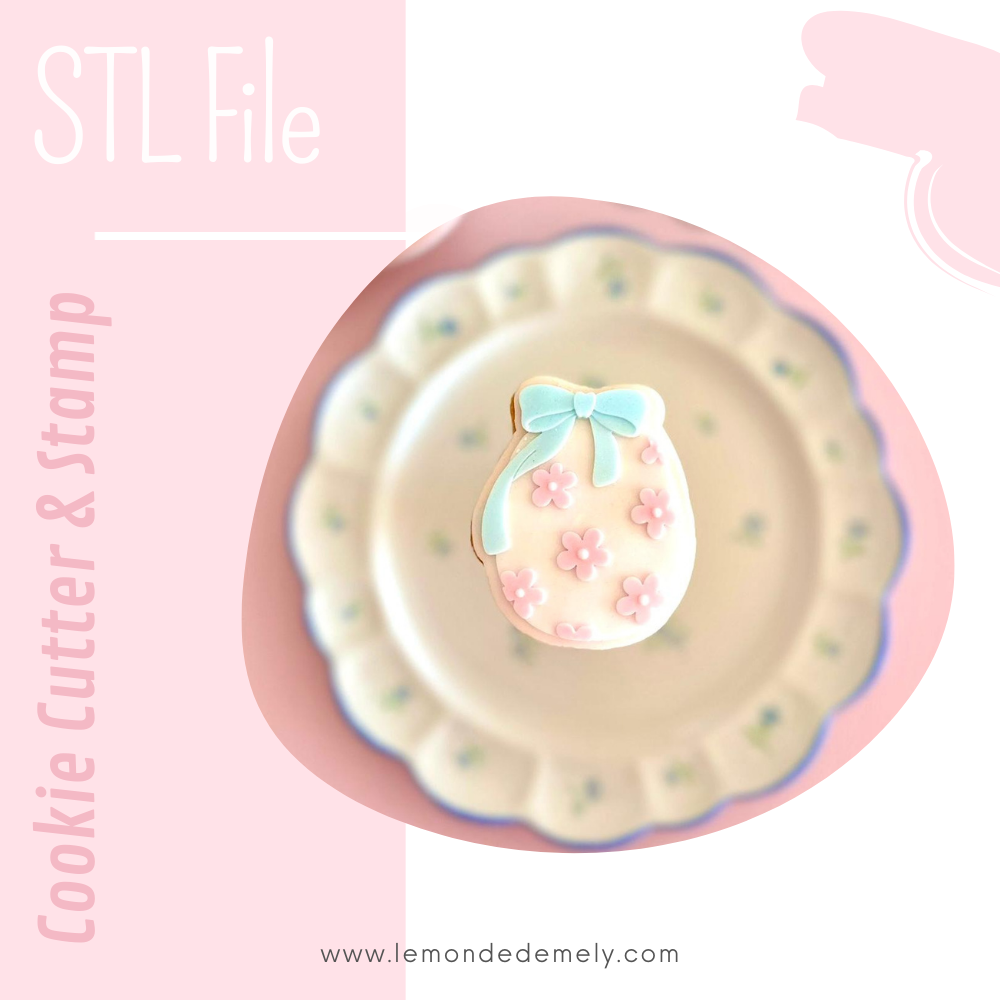 #1438 - Floral Egg