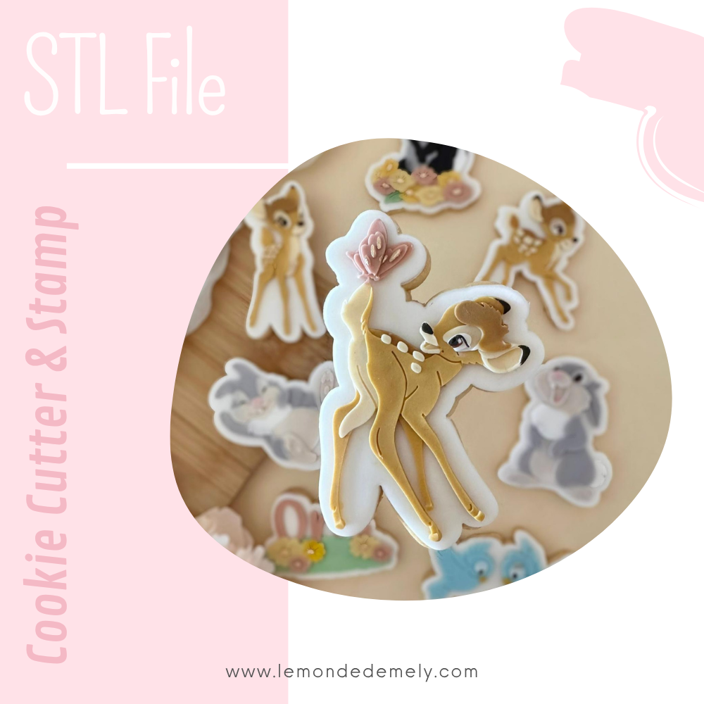 #1524 - Bambi with Butterfly