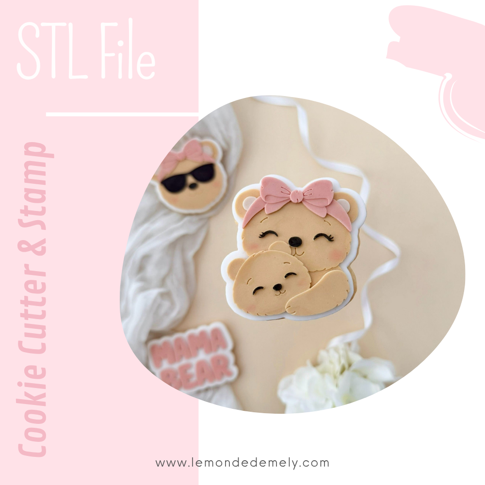 #1602 - Mama & Baby Bear
