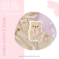 #1619 - Bear Holding Letter U