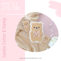 #1618 - Bear Holding Letter M