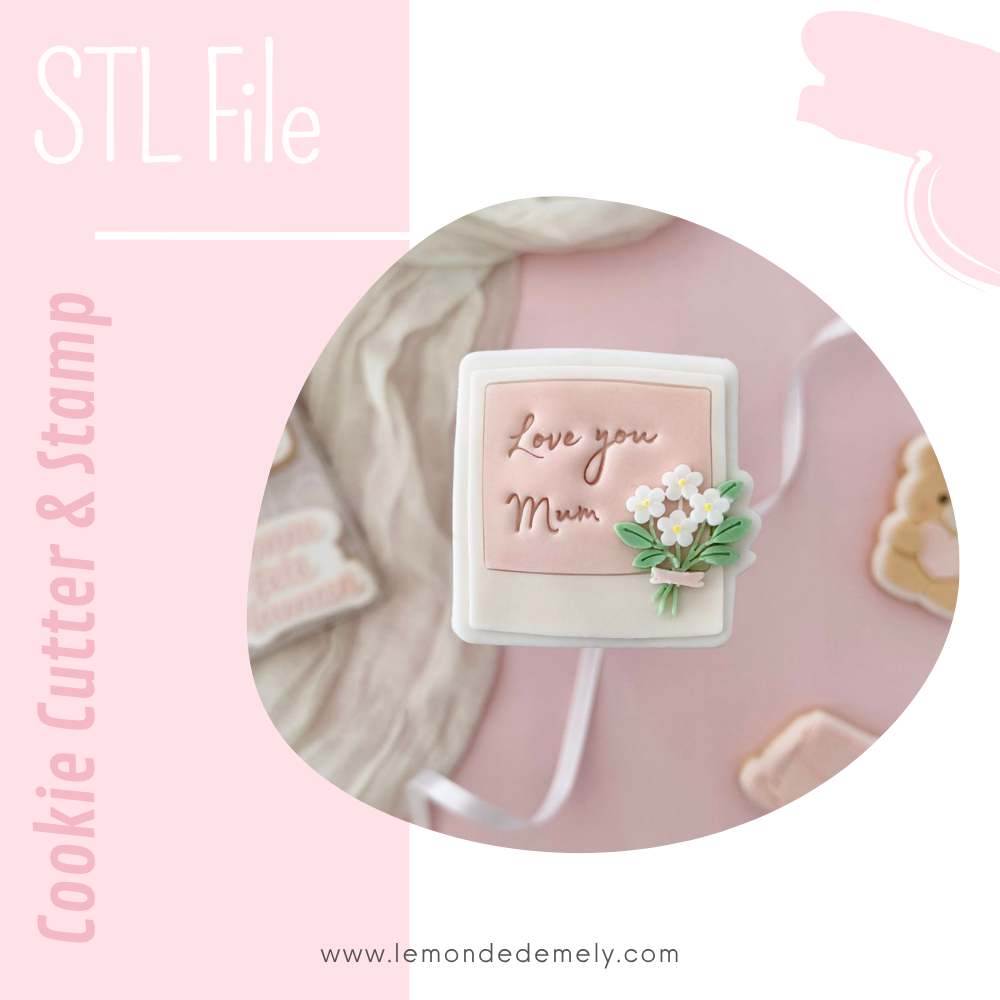 #1608 - Frame with Flowers - MINI