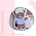 #1787 - Bear with Suitcase