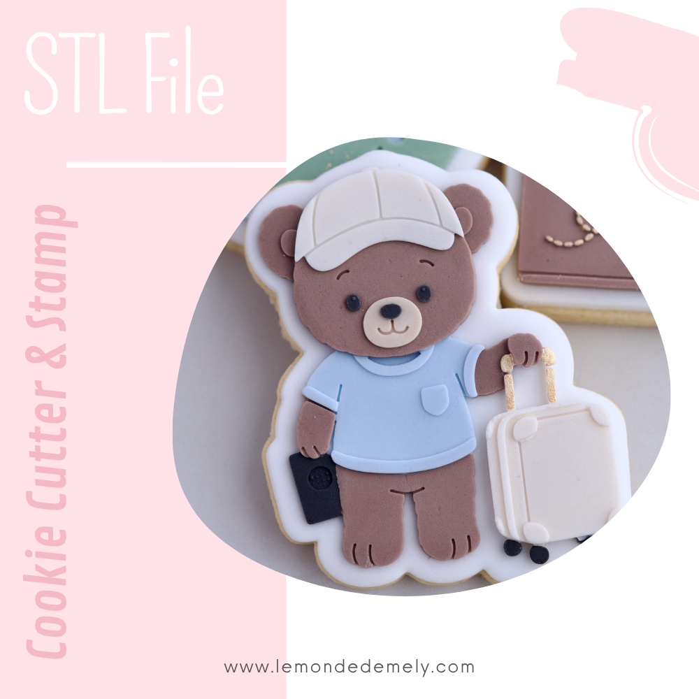 #1787 - Bear with Suitcase