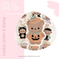 #1914 - Bear with Pumpkin Costume
