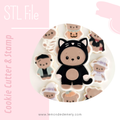 #1918 - Bear with Cat Costume