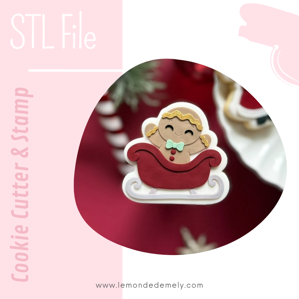 #2059 - Gingerbread on Sleigh