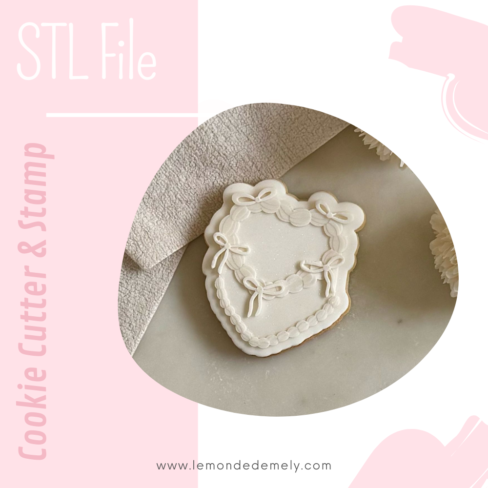 #182 - Heart Vintage Cake