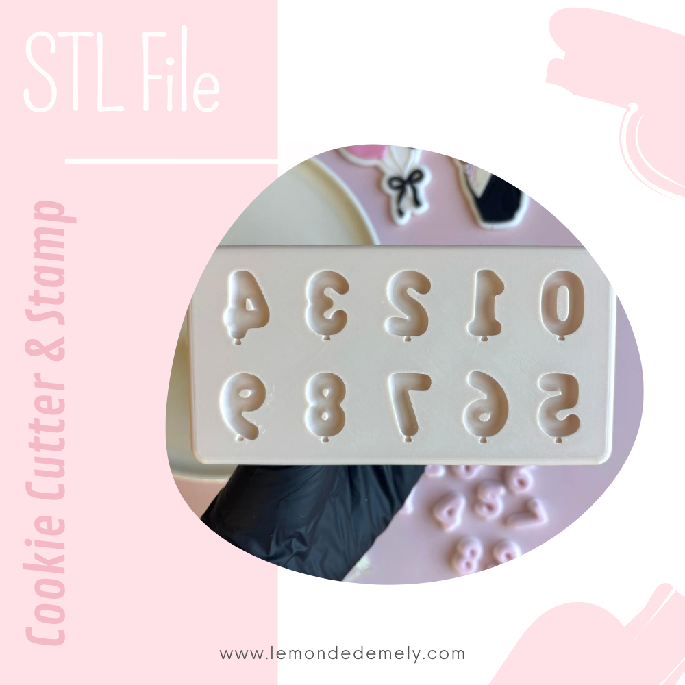 #186 - Number Plate 2cm