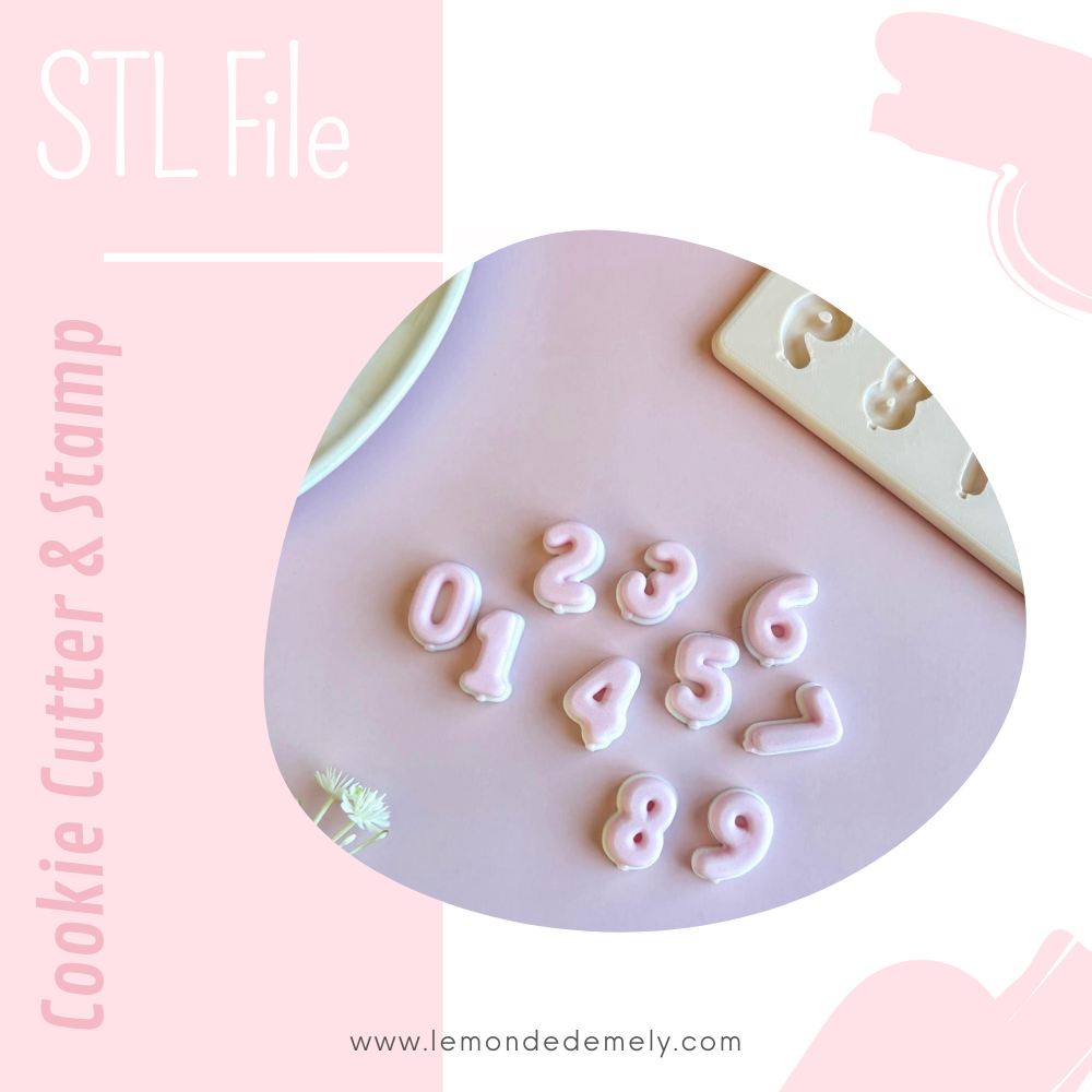 #186 - Number Plate 2cm