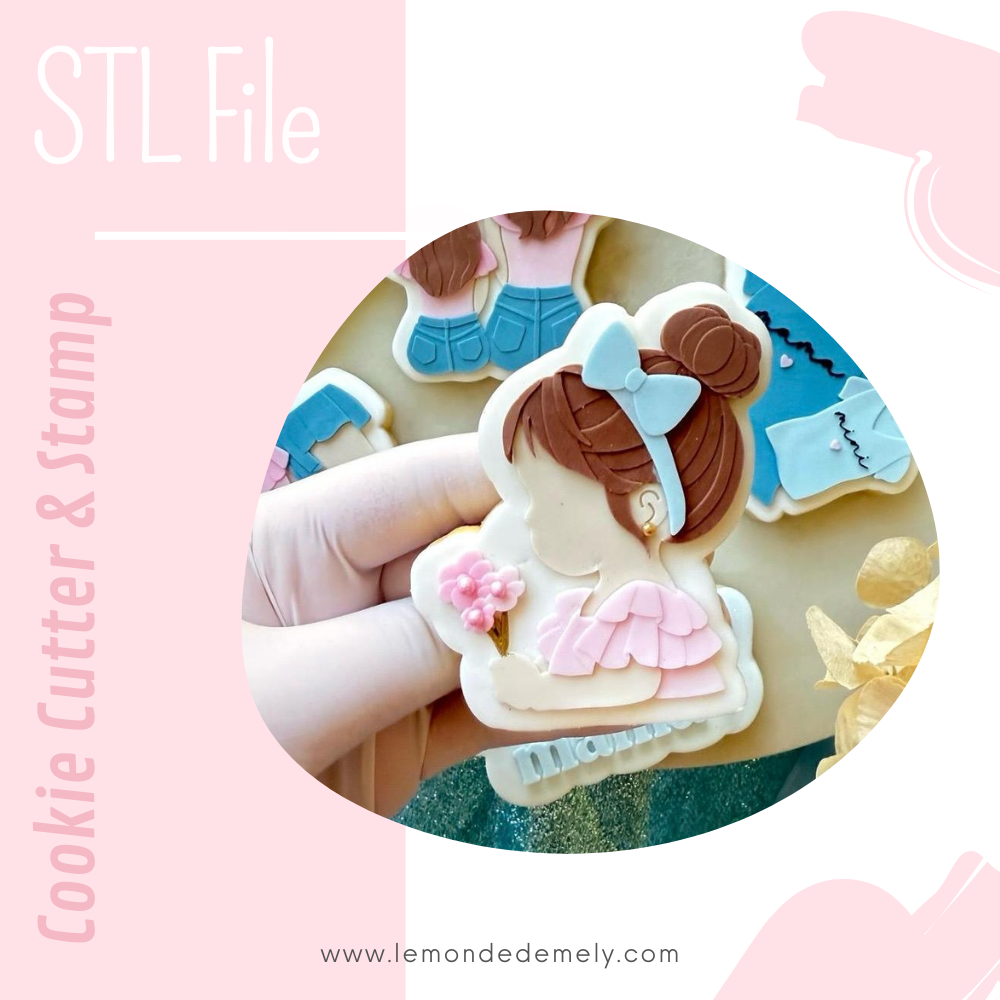 #163 - Girl Holding Flowers