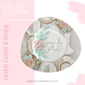 #1411 - Circle Frame with Flower